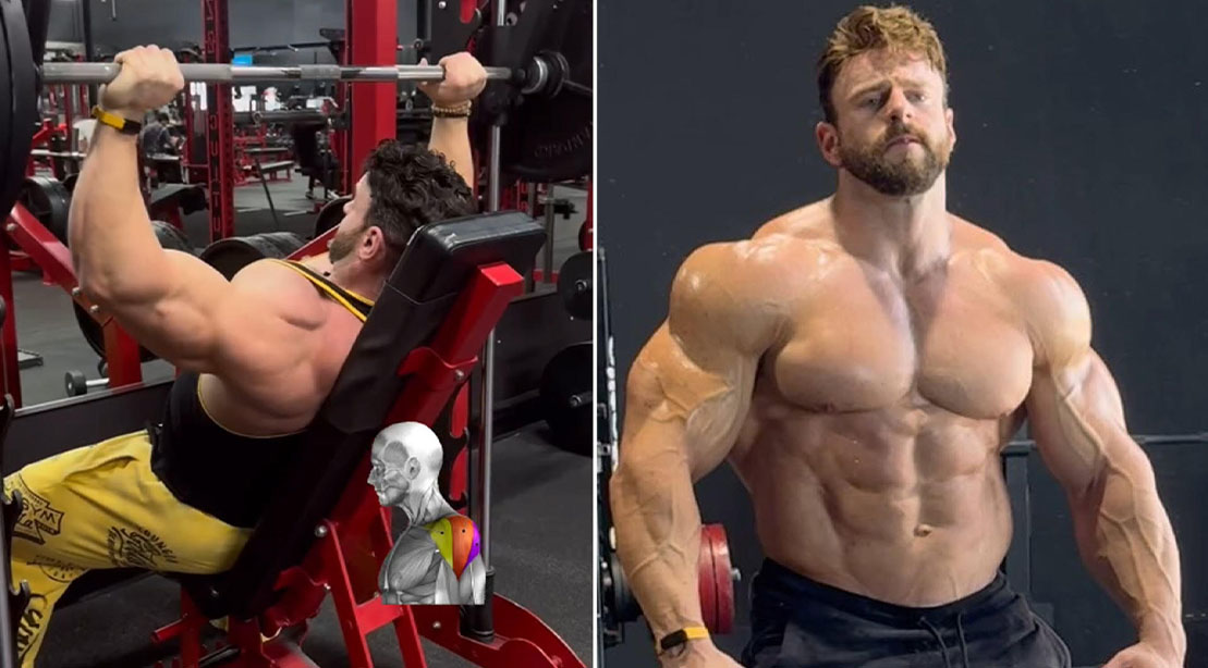 Bodybuilder and personal trainer Eric Janicki demonstrating his 4-Move Full Shoulder Workout For a Wider Frame