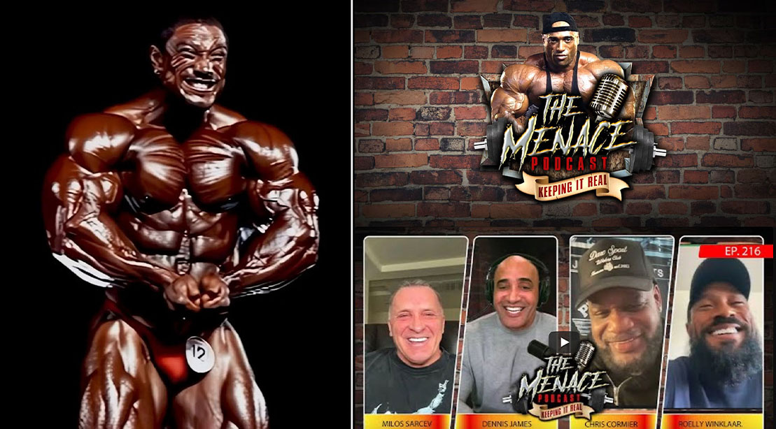Bodybuilder Roelly Winklaar on the menice podcast talking about steroids and his career